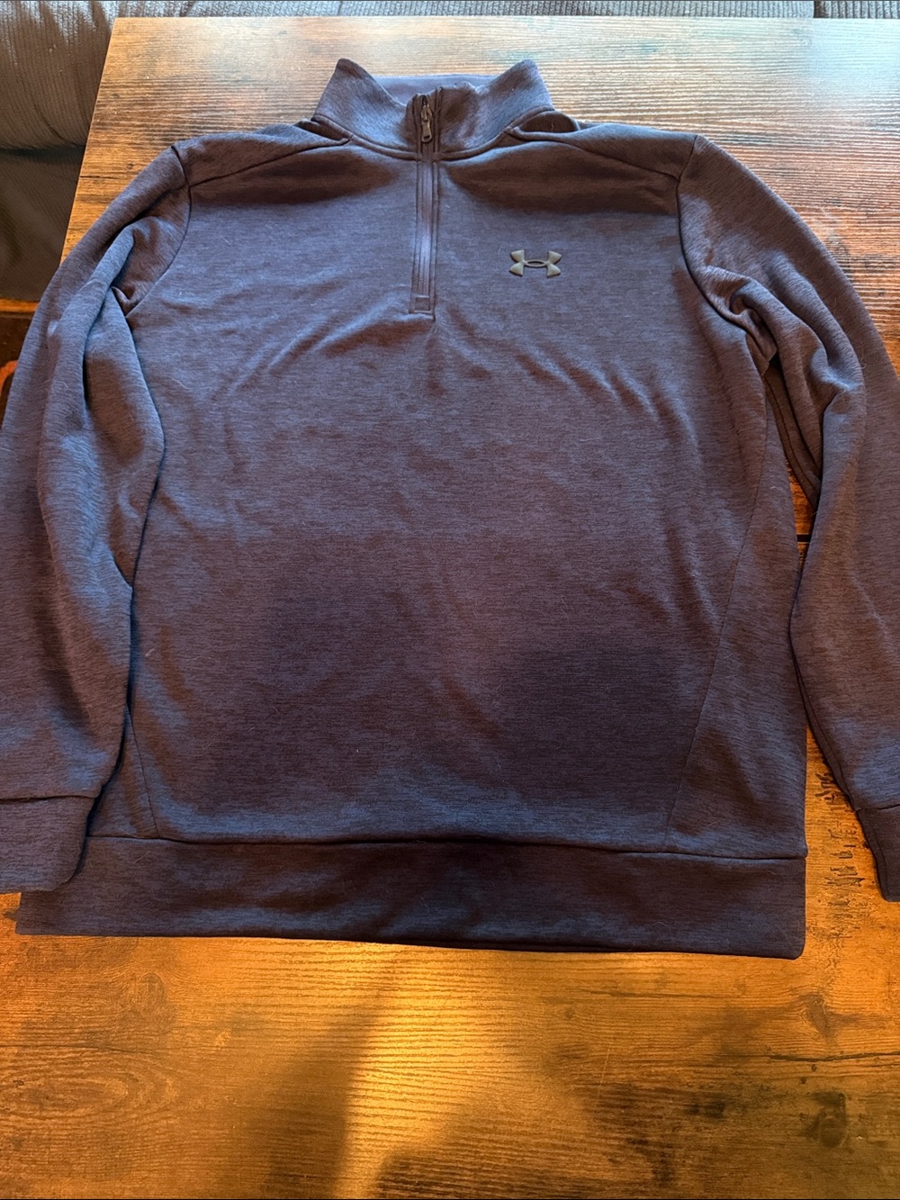 Under Armour Men's Dark Navy Half-Zip Pullover Sweatshirt